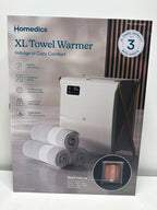 Homedics XL Towel Warmer, Luxe Spa Edition