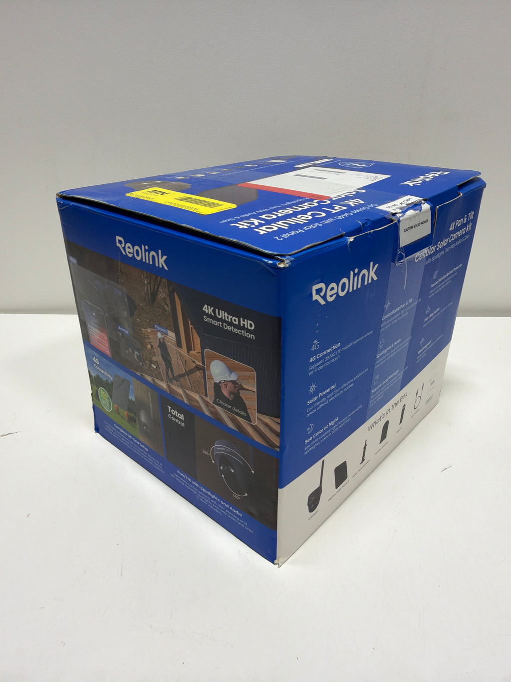 Reolink - Go Series G440 4K 8MP Solar Outdoor Wireless 4G LTE Pan Tilt Security Camera with SIM Card