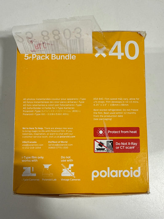 Polaroid X-40 I-Type Film Multipack: Instant Camera Film, ISO 600, 8 Exposures