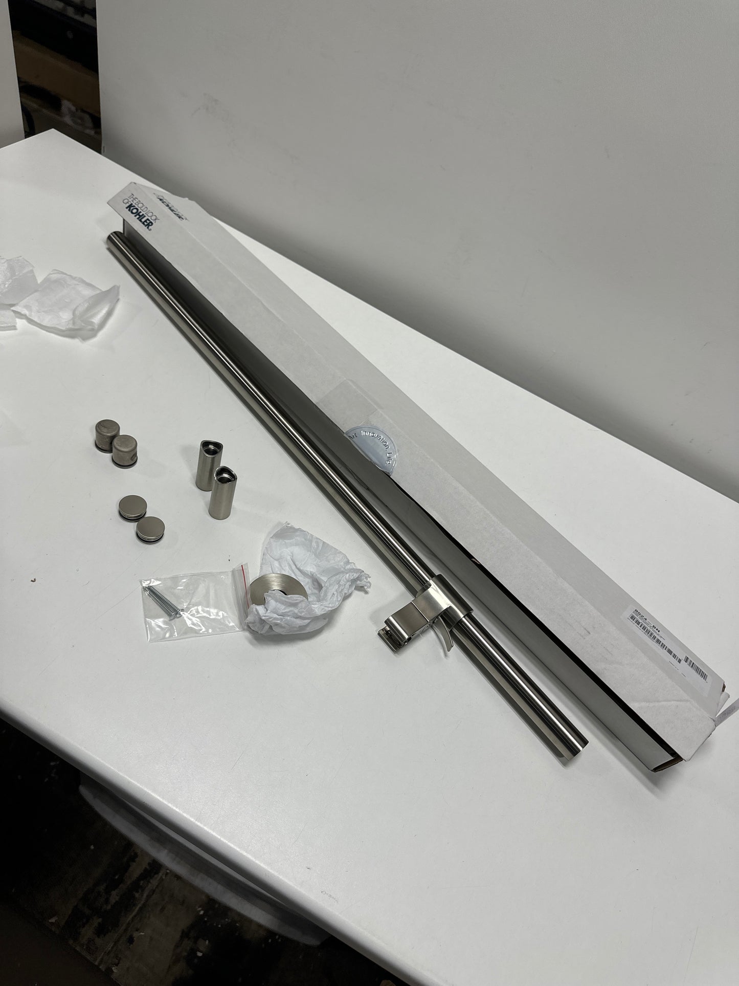 Missing Part KOHLER K-8524 30" Slidebar Brushed Nickel
