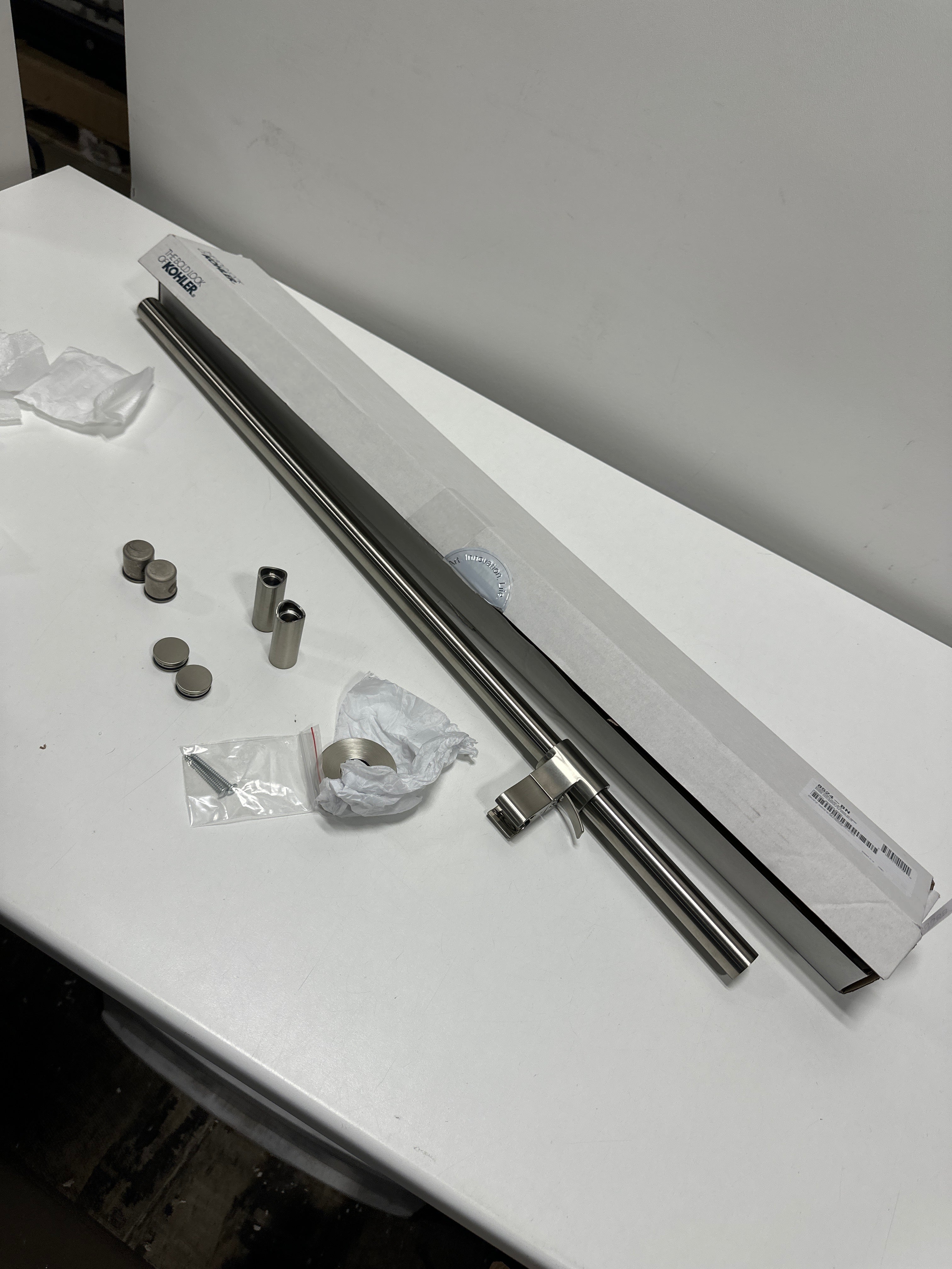 Missing Part KOHLER K-8524 30" Slidebar Brushed Nickel