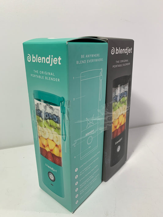 Blend Jet 2 Portable Blender, BLENDJET 2-Pack Black & Mint 16oz