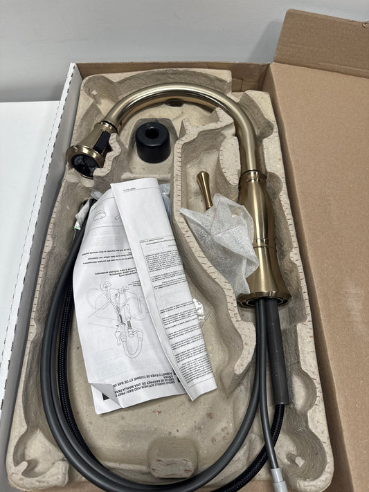 Delta 9197-Dst Cassidy Pull-Down Kitchen Faucet - Lumicoat Champagne Bronze