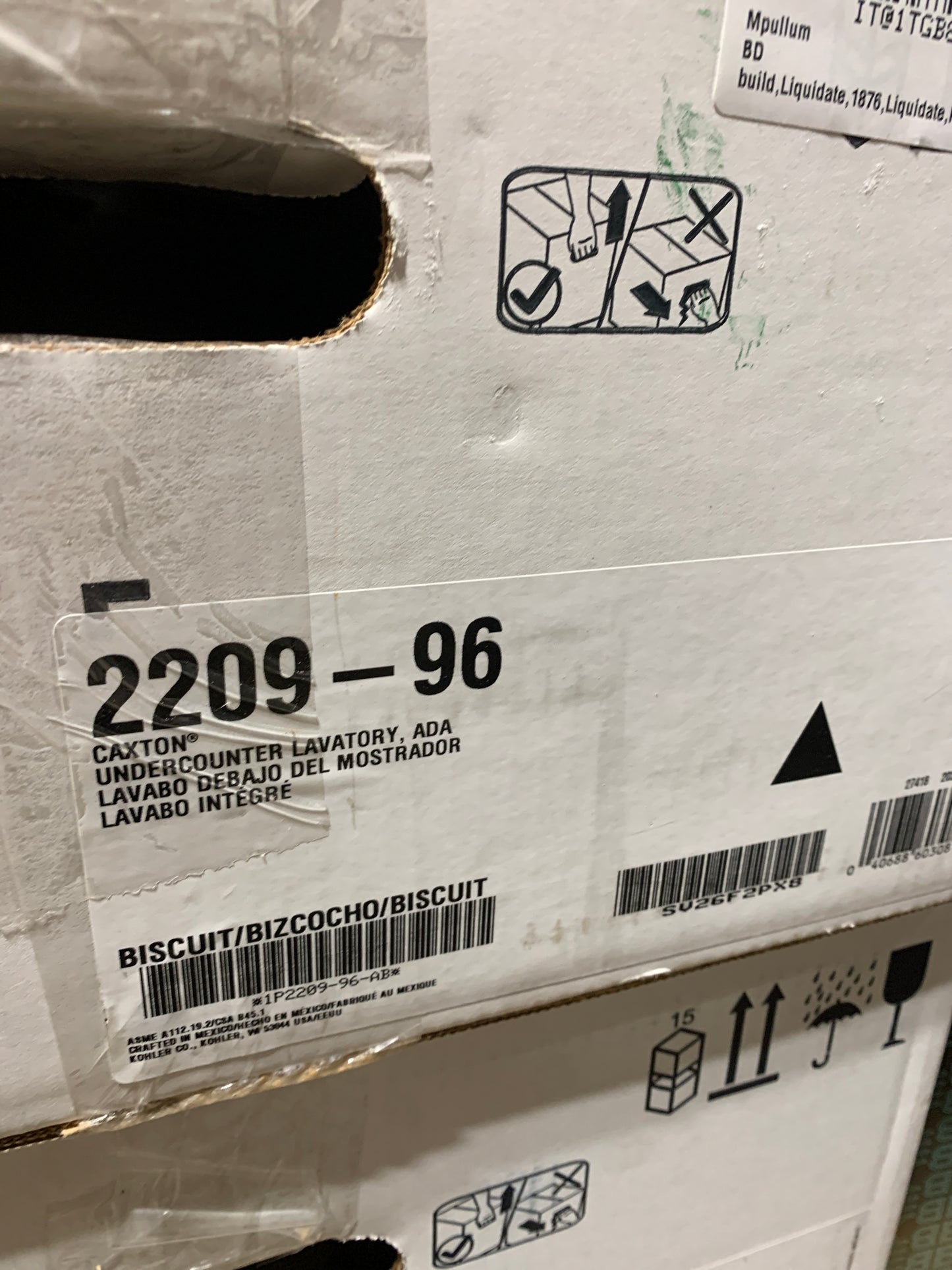 Caxton 16-1/4 in. Oval Vitreous China Undermount Bathroom Sink in White Biscuit