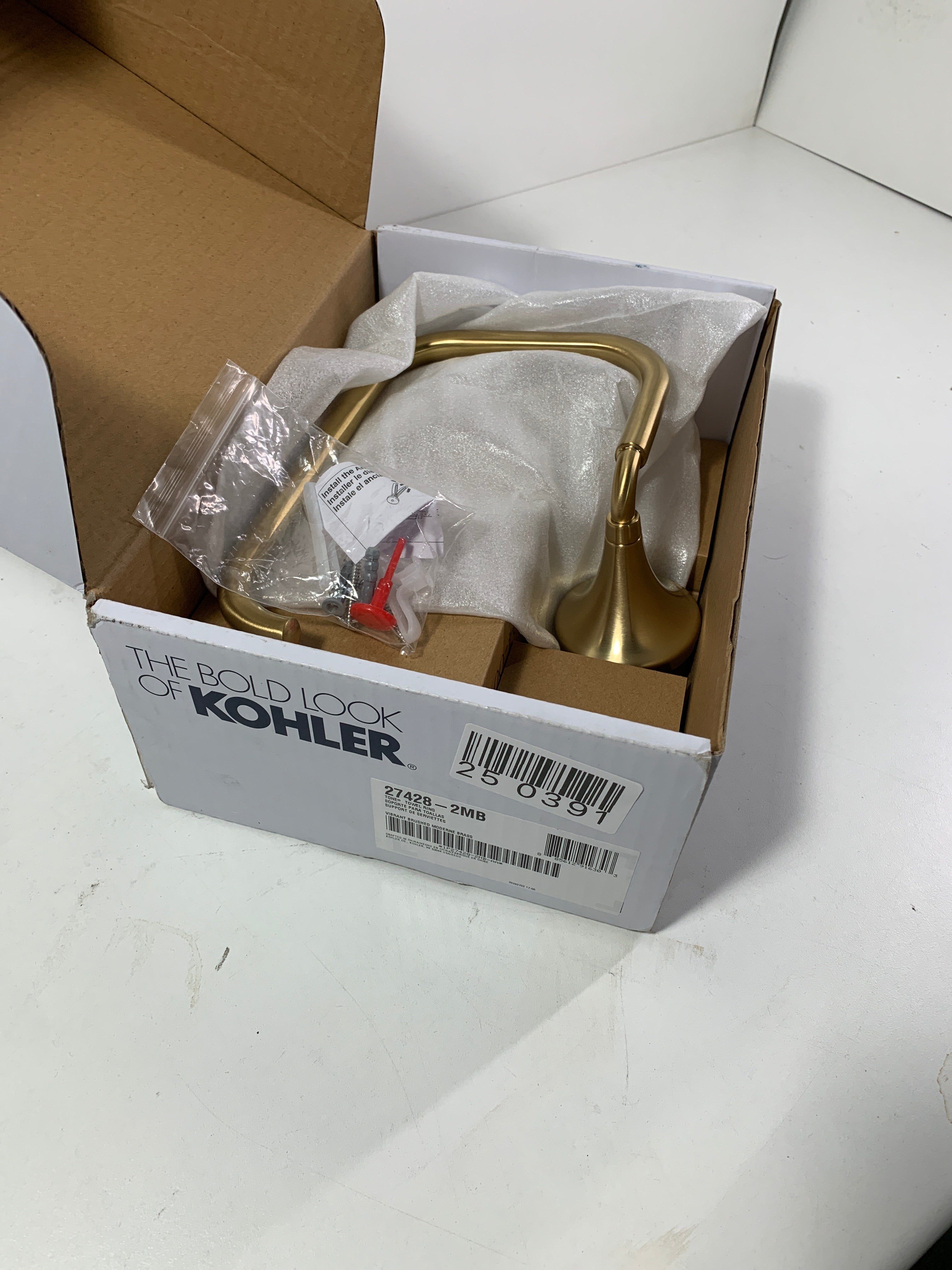 KOHLER K-27428 Tone Towel Ring