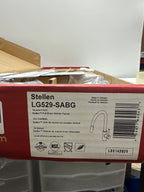 Pfister LG529-SA Stellen 1.8 GPM Single Hole Pull Down Kitchen Faucet - Includes Escutcheon Brushed Gold
