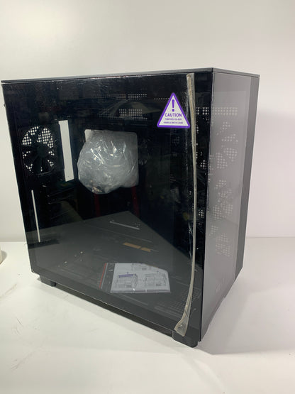 NZXT - H9 Flow ATX Mid-Tower Case with Dual Chamber - Black