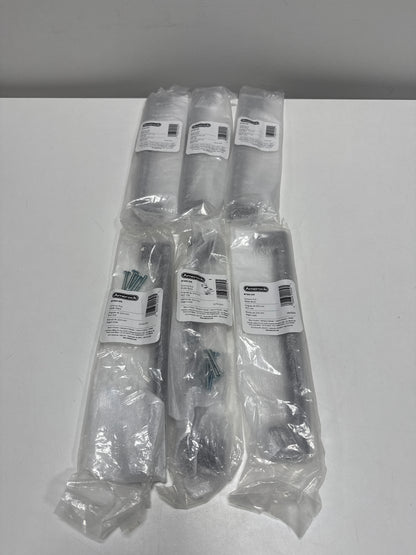 6 x Amerock Versa 8-13/16 Inch (224mm) Center-to-Center Matte Black Cabinet Pull6 x