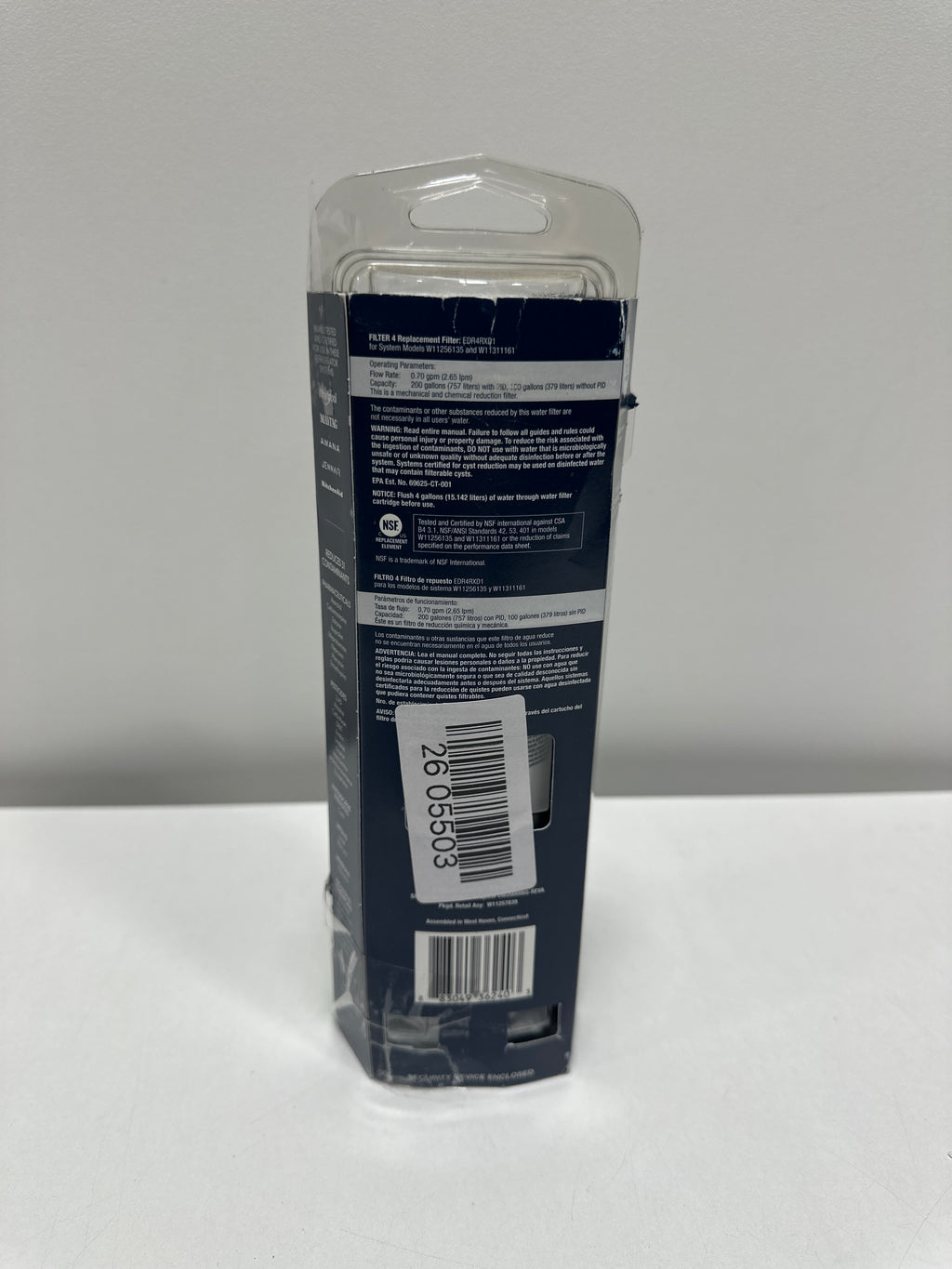 everydrop® by Whirlpool Ice and Water Refrigerator Filter 4, EDR4RXD1, Single-Pack