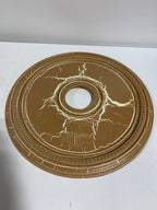 Ekena Millwork CM18ED1STC Edinburgh Ceiling Medallion 18 1/8’’OD x 3 1/2’’ID x 2 3/4’’P Hand-Painted Smokey Topaz
