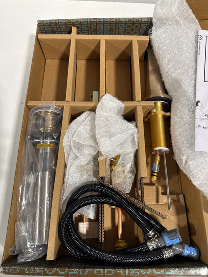 Brizo 65398LF-LHP Levoir 1.5 GPM High Spout Widespread Bathroom Faucet with Pop-up Drain Assembly Less Handles