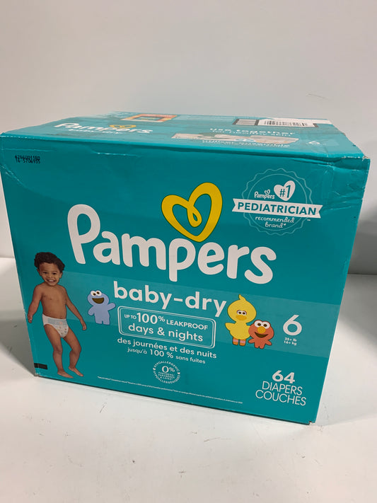 Pampers Baby Dry Diapers Super Pack - Size 6 - 64ct