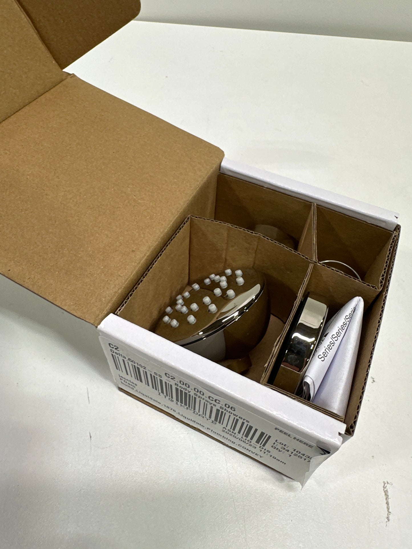 Delta Surface Mount Body Spray in Stainless 50102 Chrome