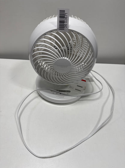 Used IRIS WOOZOO 360° Oscillating Fan & Timer 3 Speed Settings