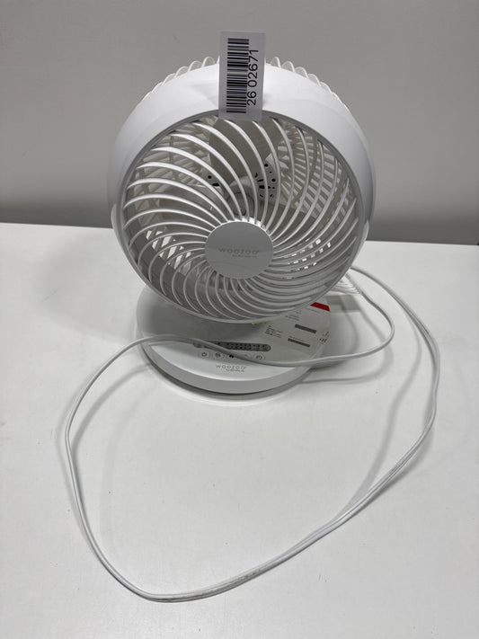 Used IRIS WOOZOO 360° Oscillating Fan & Timer 3 Speed Settings