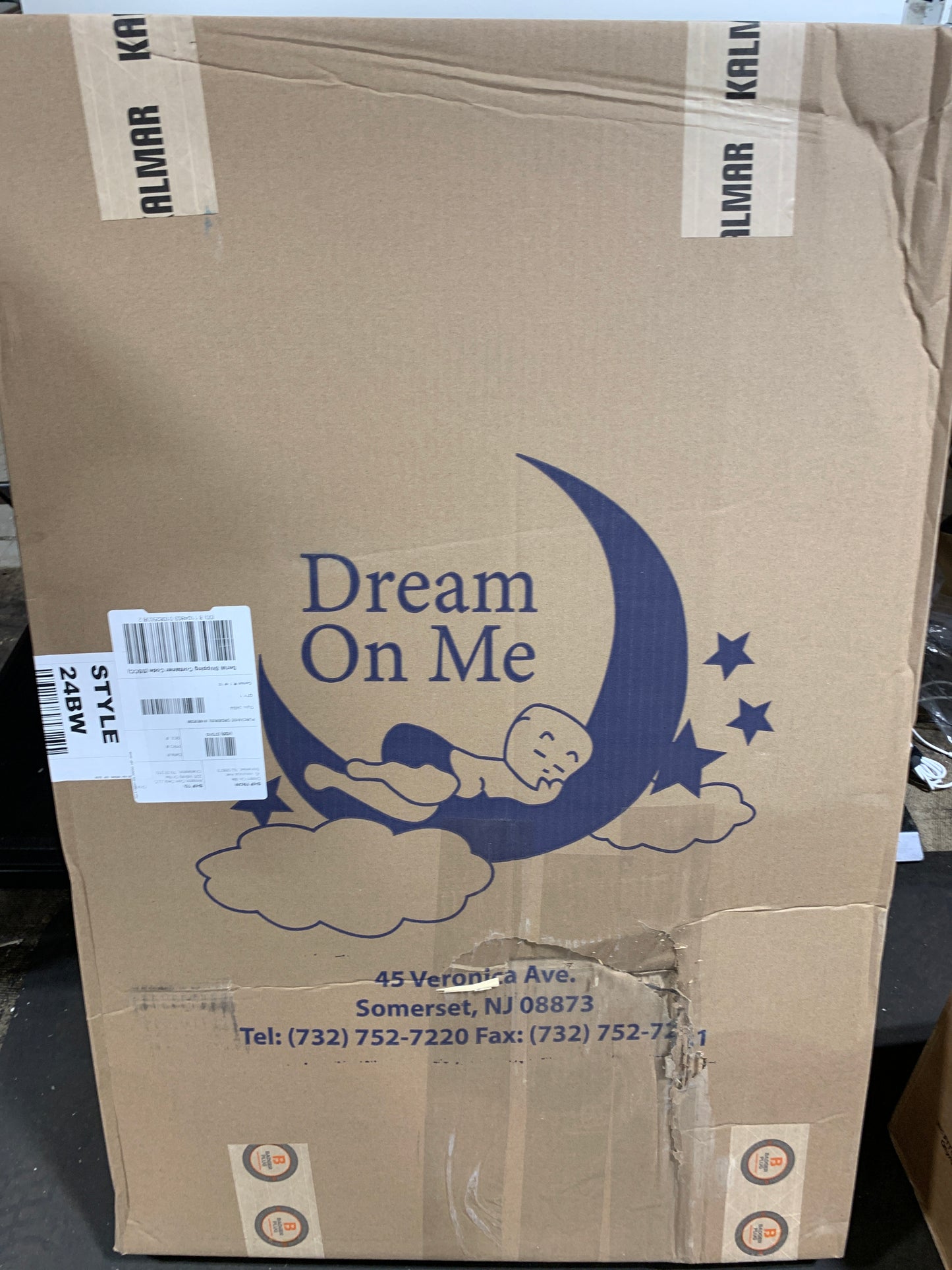 Dream on Me Moonlight Bright Dual-Sided Mini Crib Mattress