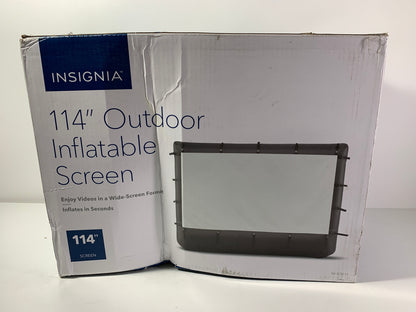 Insignia - 114" Outdoor Projector Screen - White