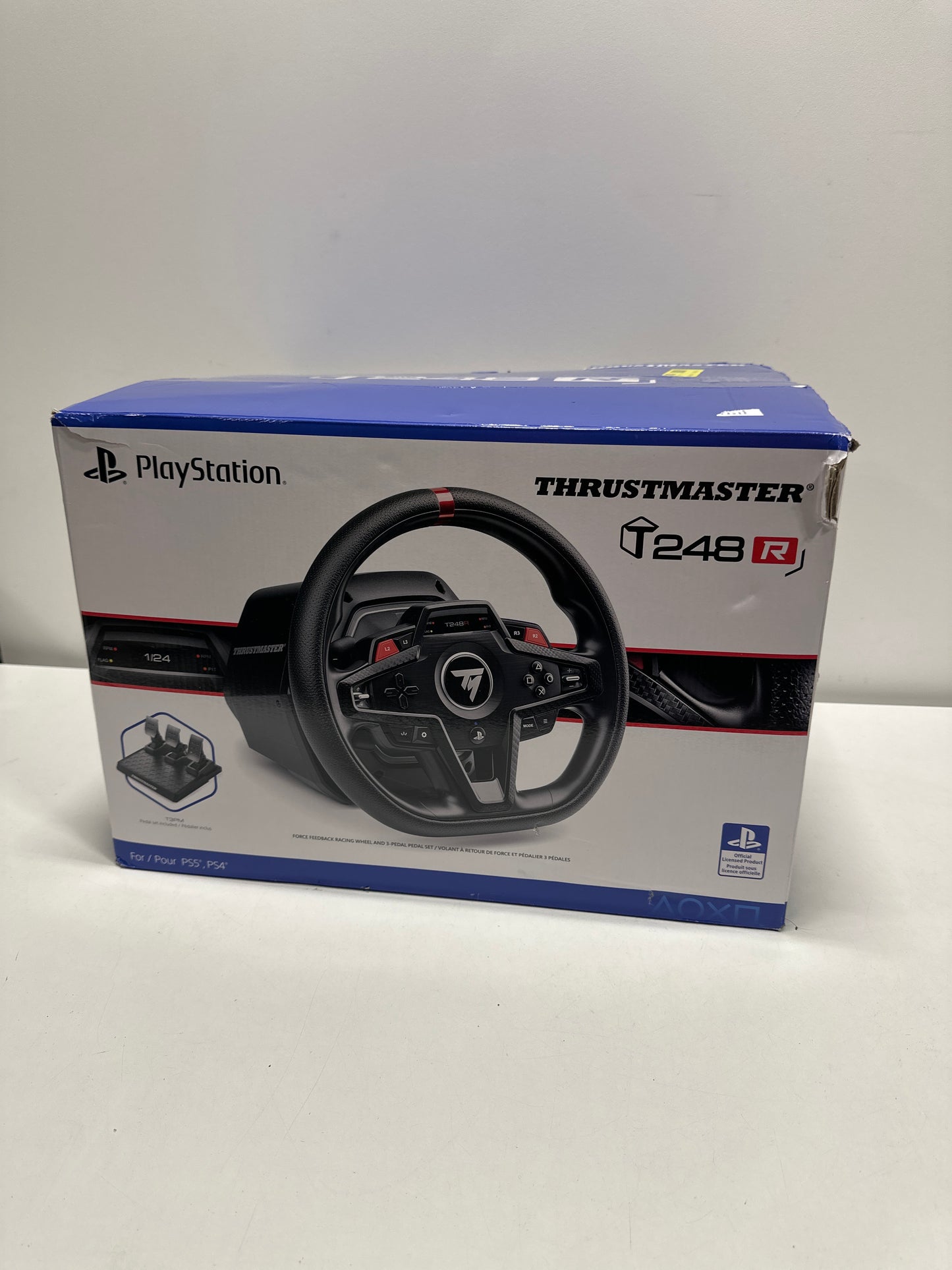 Thrustmaster - T248R Racing Wheel and Magnetic Pedals for Playstation 4, Playstation 5, Windows - Black