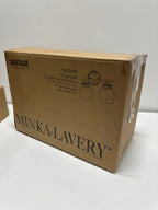 Minka Lavery 2432-878 Winsley Wall Sconce 2-Light 120 Total Watts 14-in H x 9.88-in W Coal Black and Stained Brass