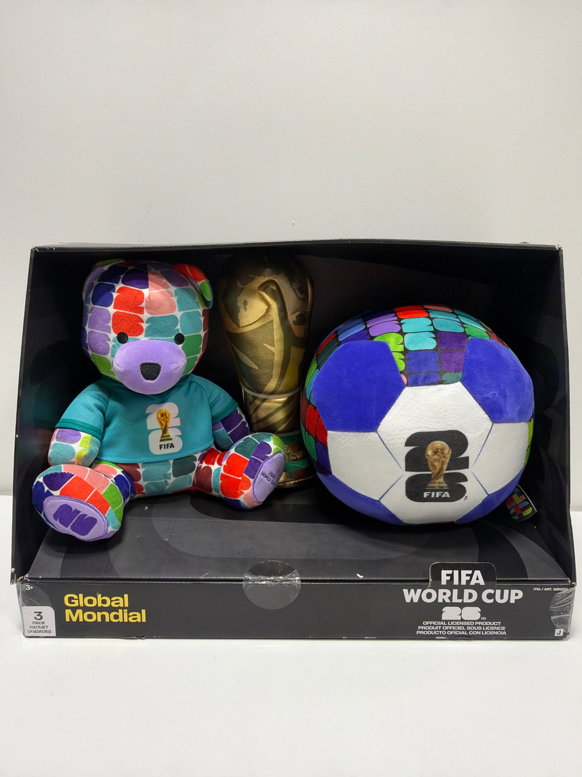FIFA World Cup Mascot 8-Inch 3-Pack Plush Assortment
