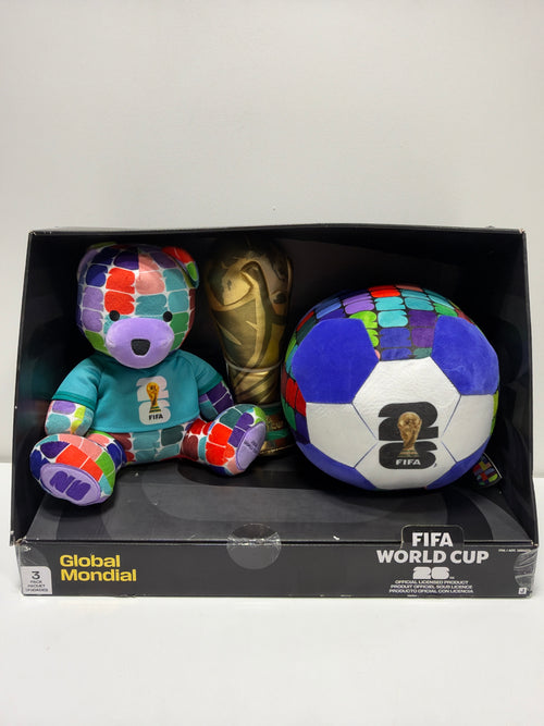 FIFA World Cup Mascot 8-Inch 3-Pack Plush Assortment