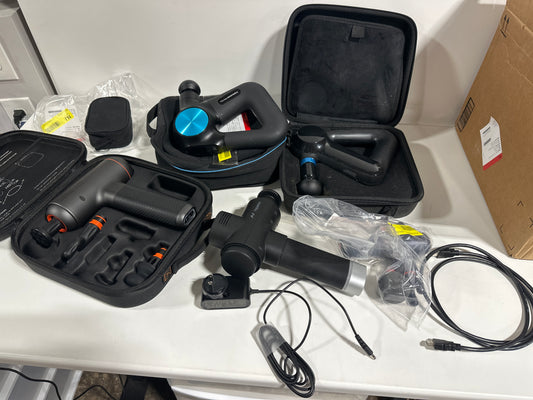 For Parts Lot of 6 Percussion Massagers Hyperice, Sharper Image and more