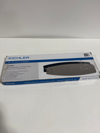 Kichler 371040 Canfield Set of (5) 21" Reversible Blades Black