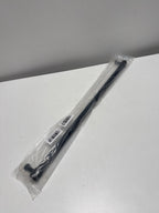 Signature Hardware 954064-24 Lazzara 24 Inch Center to Center Black Leather Appliance Pull - Matte Black