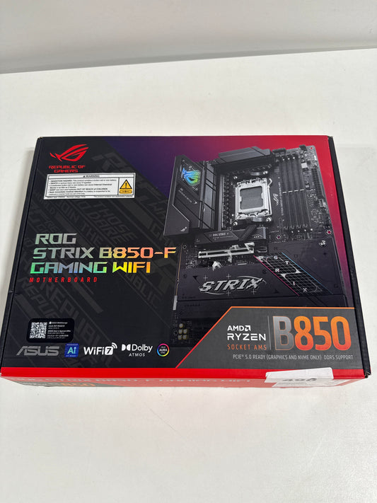ASUS - ROG Strix B850-F GAMING WIFI (Socket AM5) AMD B850 ATX DDR5 Wi-Fi 7 Motherboard - Black