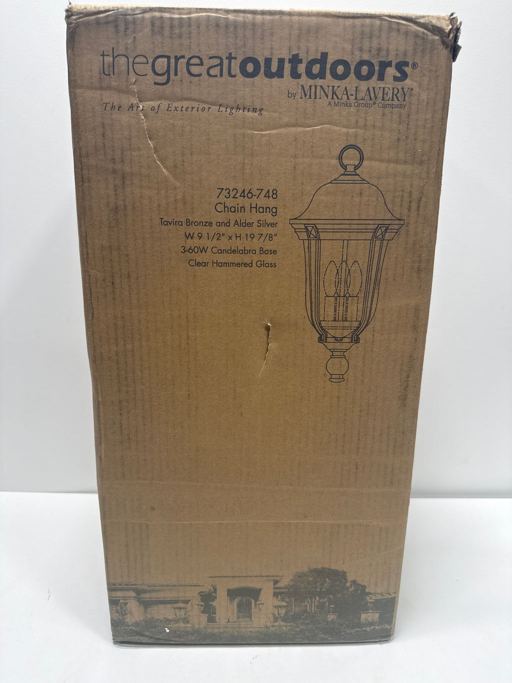 Minka Lavery Havenwood 19 Inch Tall 3 Light Outdoor Hanging Lantern Havenwood - 73246-748 - Transitional