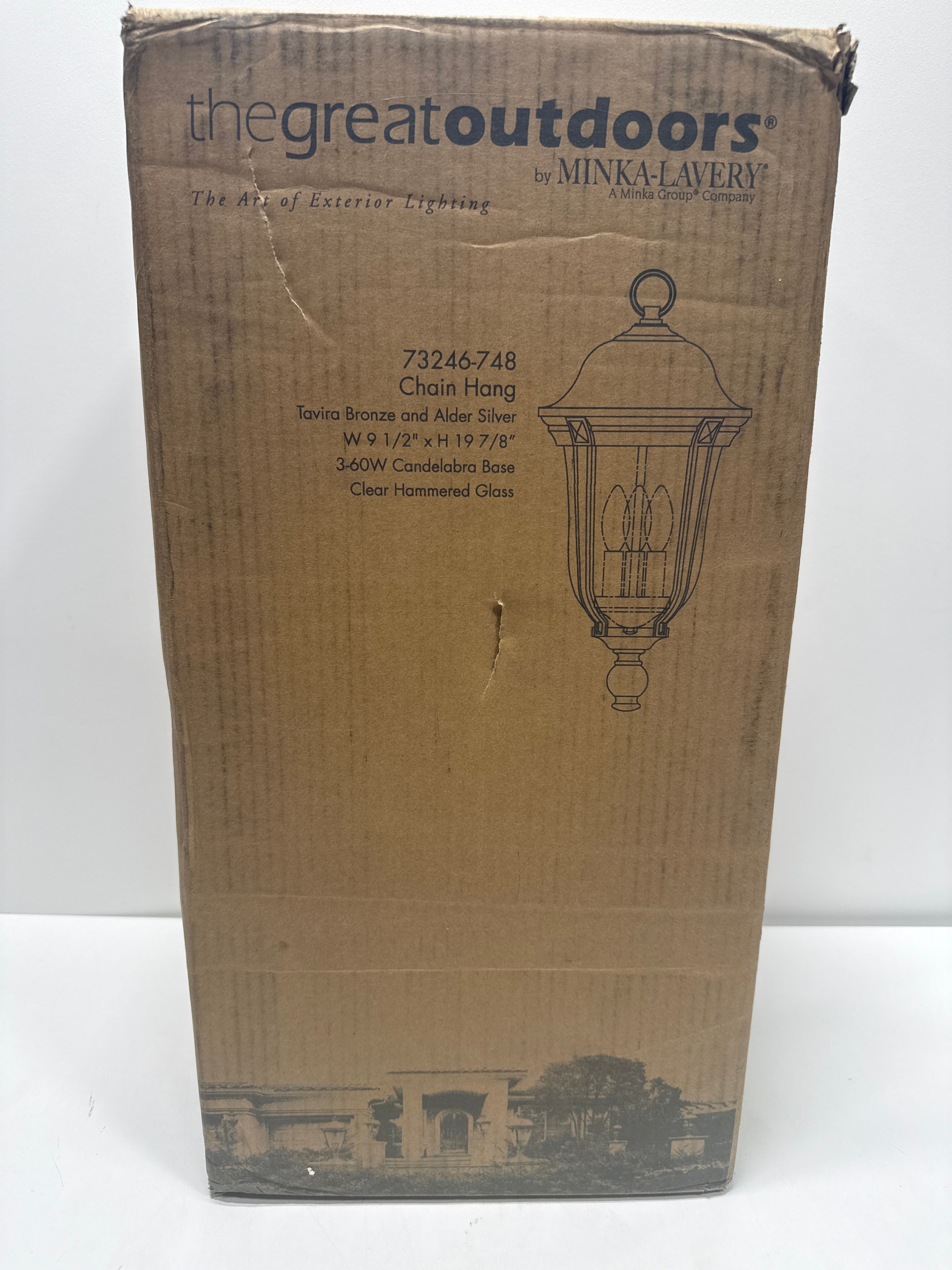 Minka Lavery Havenwood 19 Inch Tall 3 Light Outdoor Hanging Lantern Havenwood - 73246-748 - Transitional