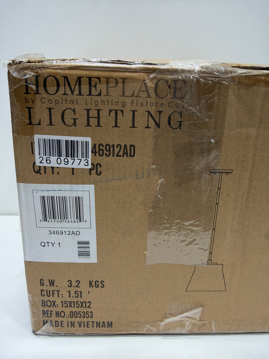 Homeplace by Capital Lighting Fixture Company Baker 10 Inch Mini Pendant Baker - 346912AD - Transitional