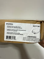 TOTO SoftClose® Non Slamming Slow Close Round Toilet Seat and Lid Sedona Beige - SS113#12
