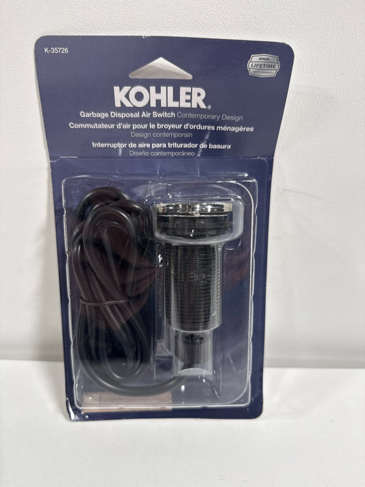 Garbage Disposal Air Switch Button in Vibrant Polished Nickel