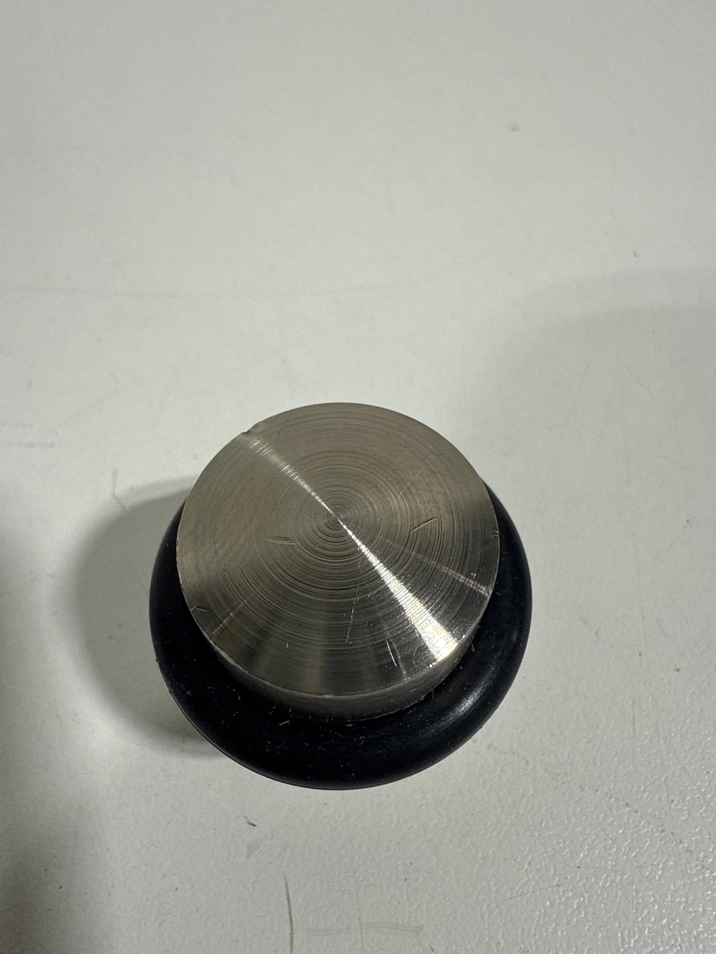 5 Omnia 7001.32D Door Stop Steel Silver 1-3/16 H X 7/8 W