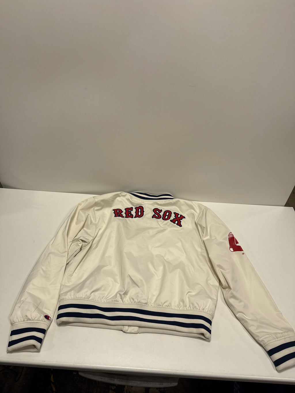 MLB Boston Red Sox Women's Champion Bomber Jacket - L