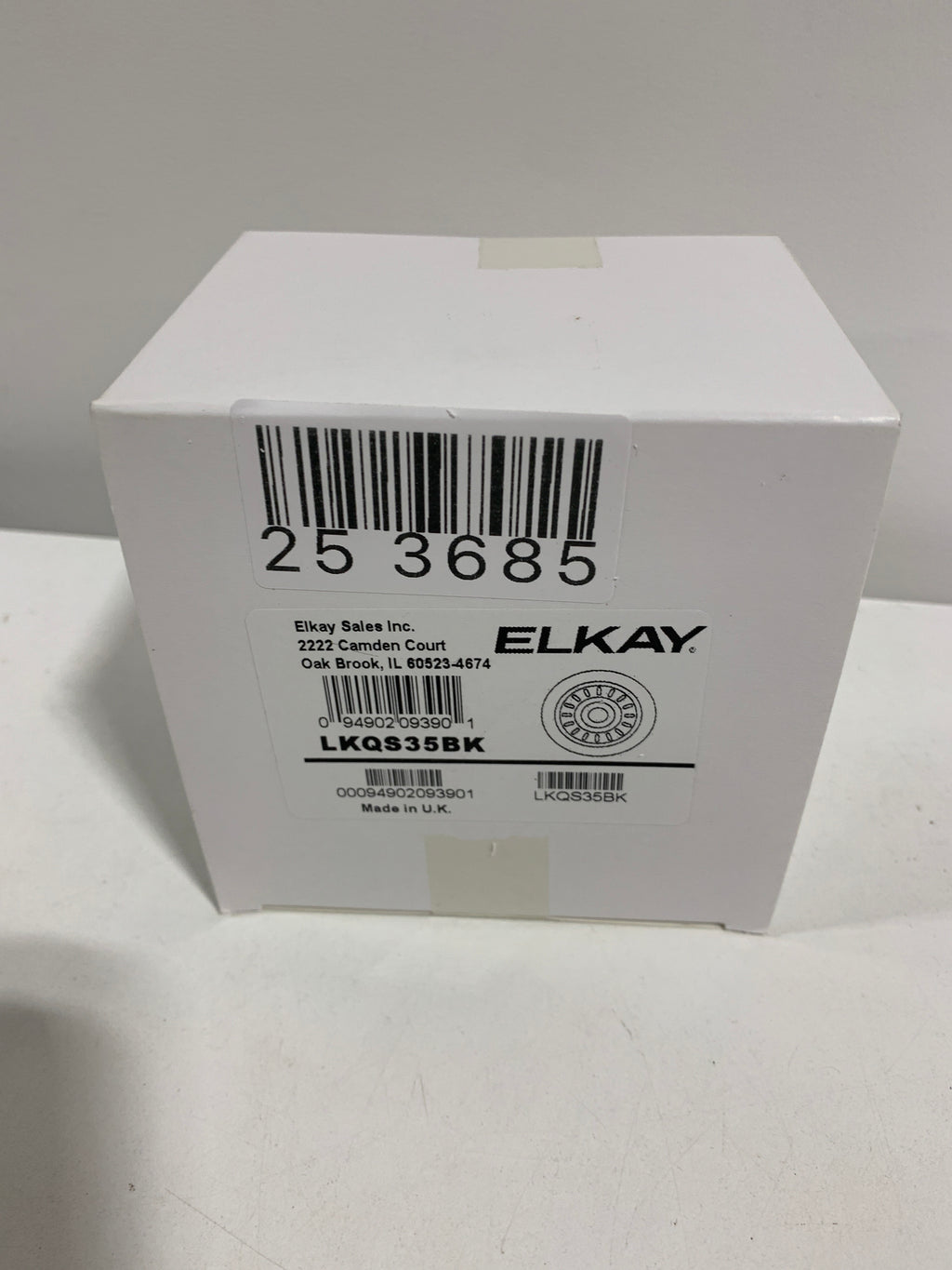 Elkay Polymer Drain Fitting for 3-1/2 in. Sink Drain Opening in Black - *Plumbing