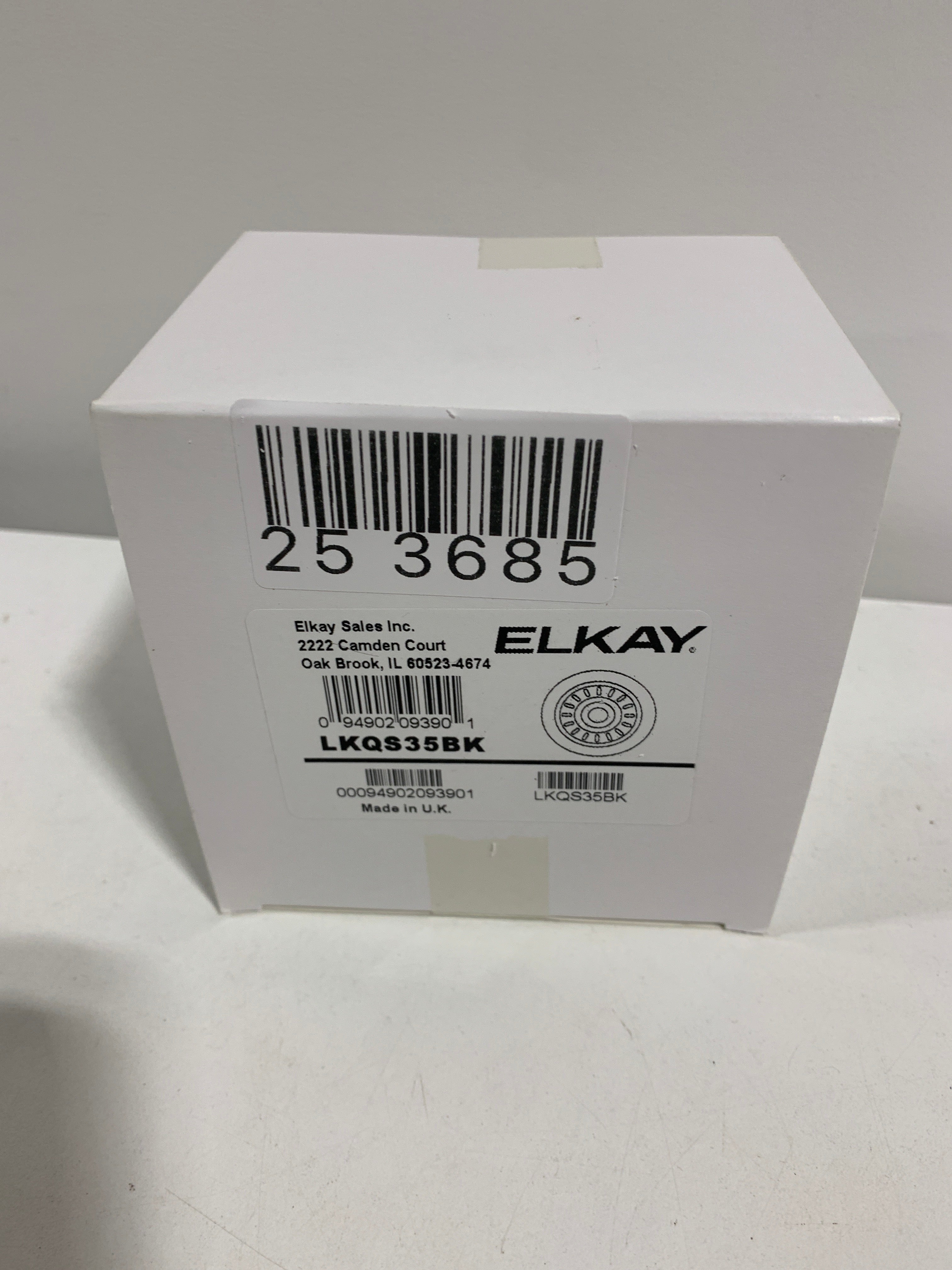 Elkay Polymer Drain Fitting for 3-1/2 in. Sink Drain Opening in Black - *Plumbing
