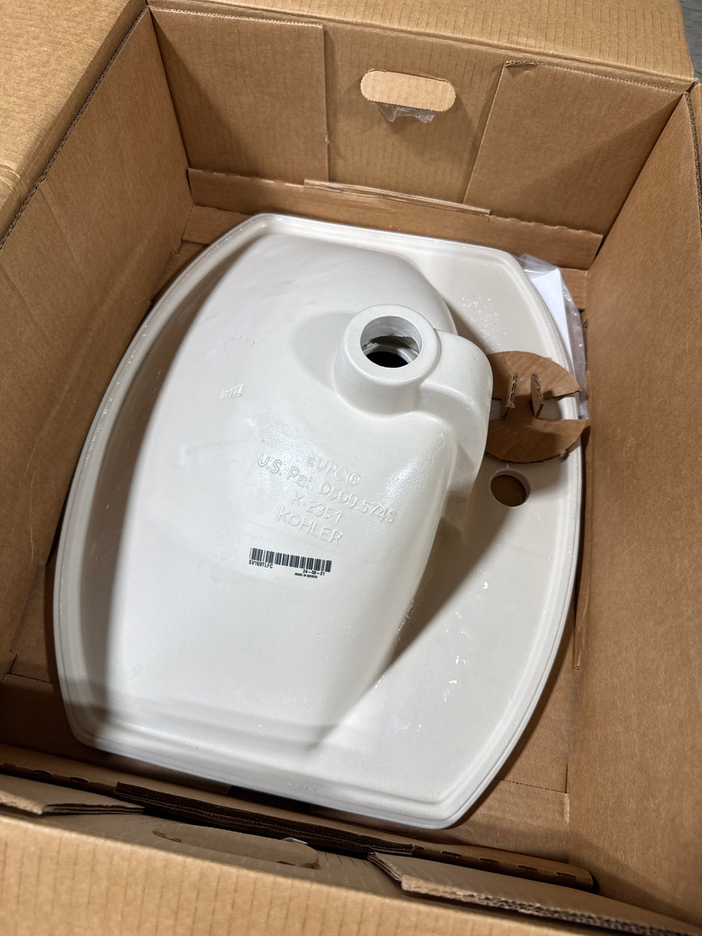 kohler Cimarron 22-3/4" Rectangle Drop-in Bathroom Sink