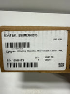 Emtek Passage, Wilshire Rosette, Merrimack Lever, RH, US15 SKU: 8161MERHUS15
