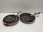 Used T-fal Ceramic Non-Stick Frypan Set, 5-piece