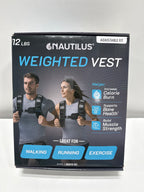 Nautilus Weighted Vest 12 lb. with Adjustable Fit