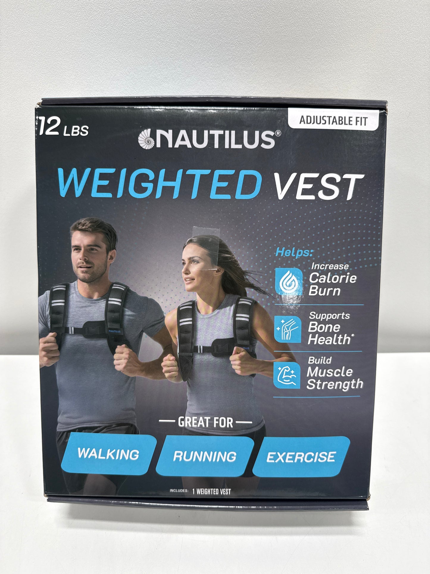 Nautilus Weighted Vest 12 lb. with Adjustable Fit