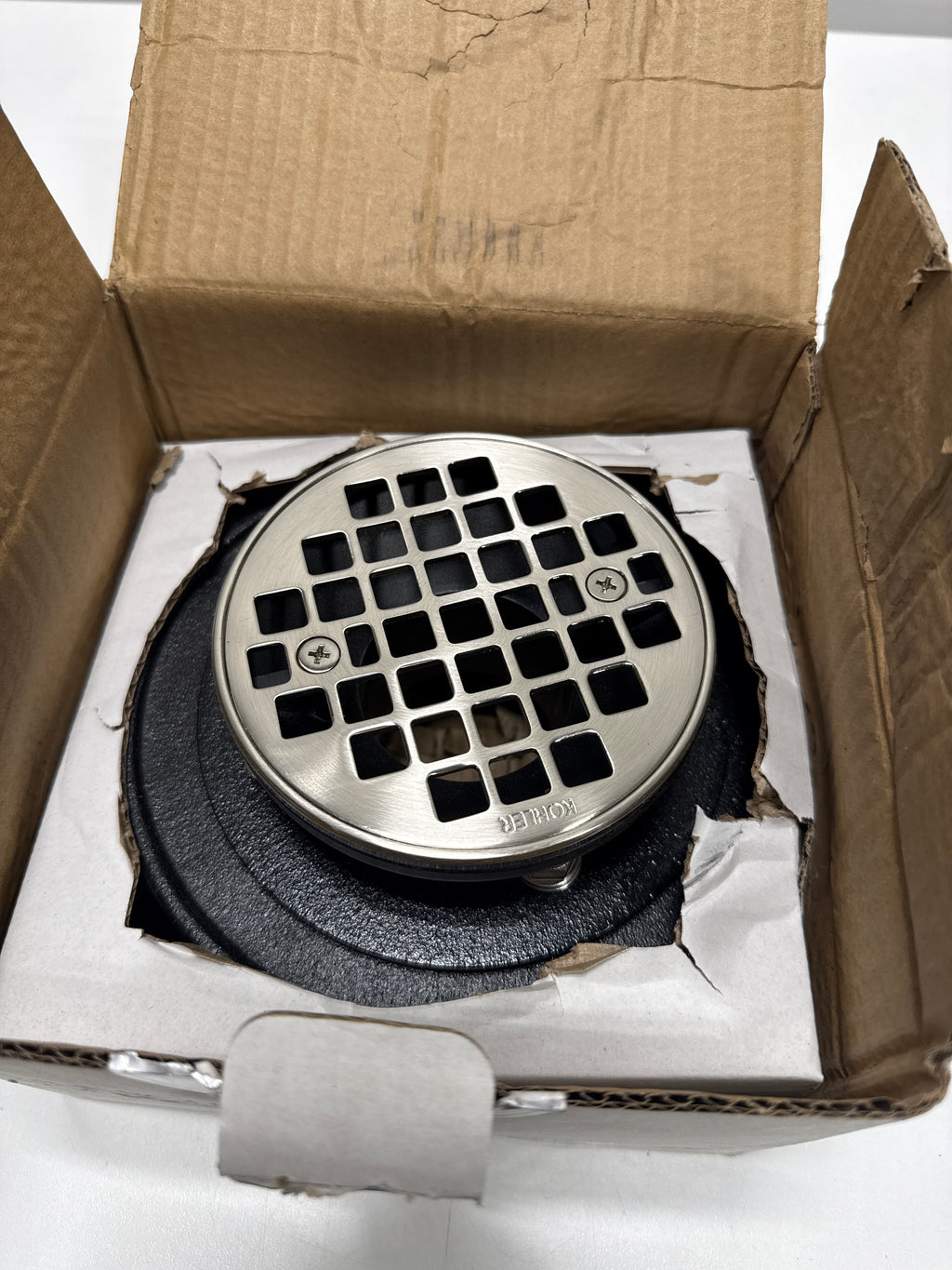 KOHLER K-22671-BN Round Design Tile-In Shower Drain