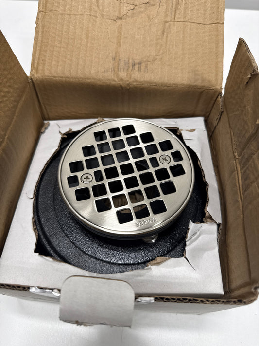 KOHLER K-22671-BN Round Design Tile-In Shower Drain