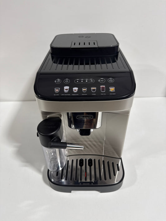 Scratch & Dent De'Longhi - Magnifica Evo Espresso Machine with Automatic Milk Frother for Hot and Iced Lattes, Coffee and More - Silver