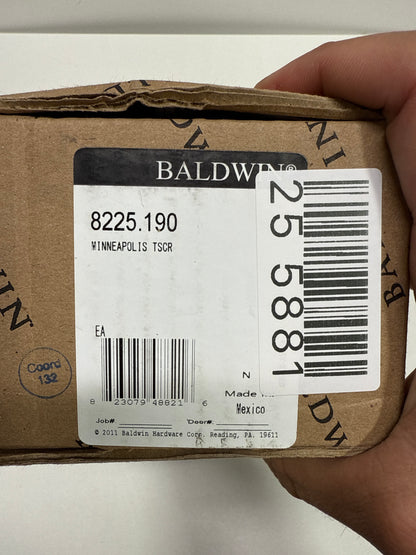 Baldwin Estate 8225190 Stand Alone Minneapolis Touchscreen Electronic Deadbolt Satin Black