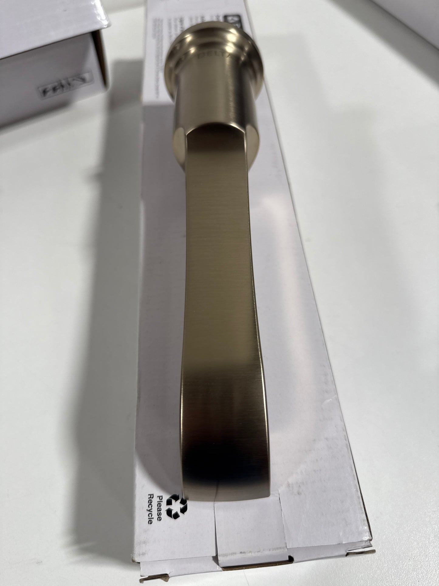 Tetra Gold Non-Diverter Tub Spout, Lumicoat Champagne Bronze