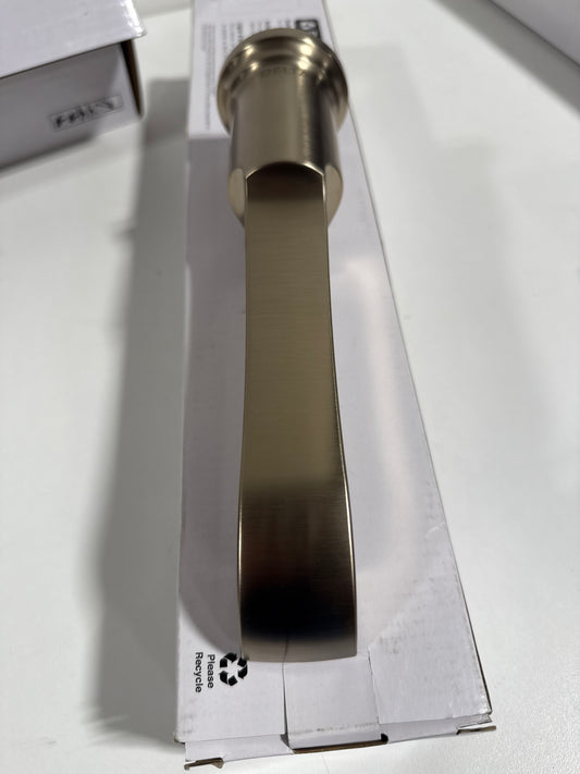 Tetra Gold Non-Diverter Tub Spout, Lumicoat Champagne Bronze