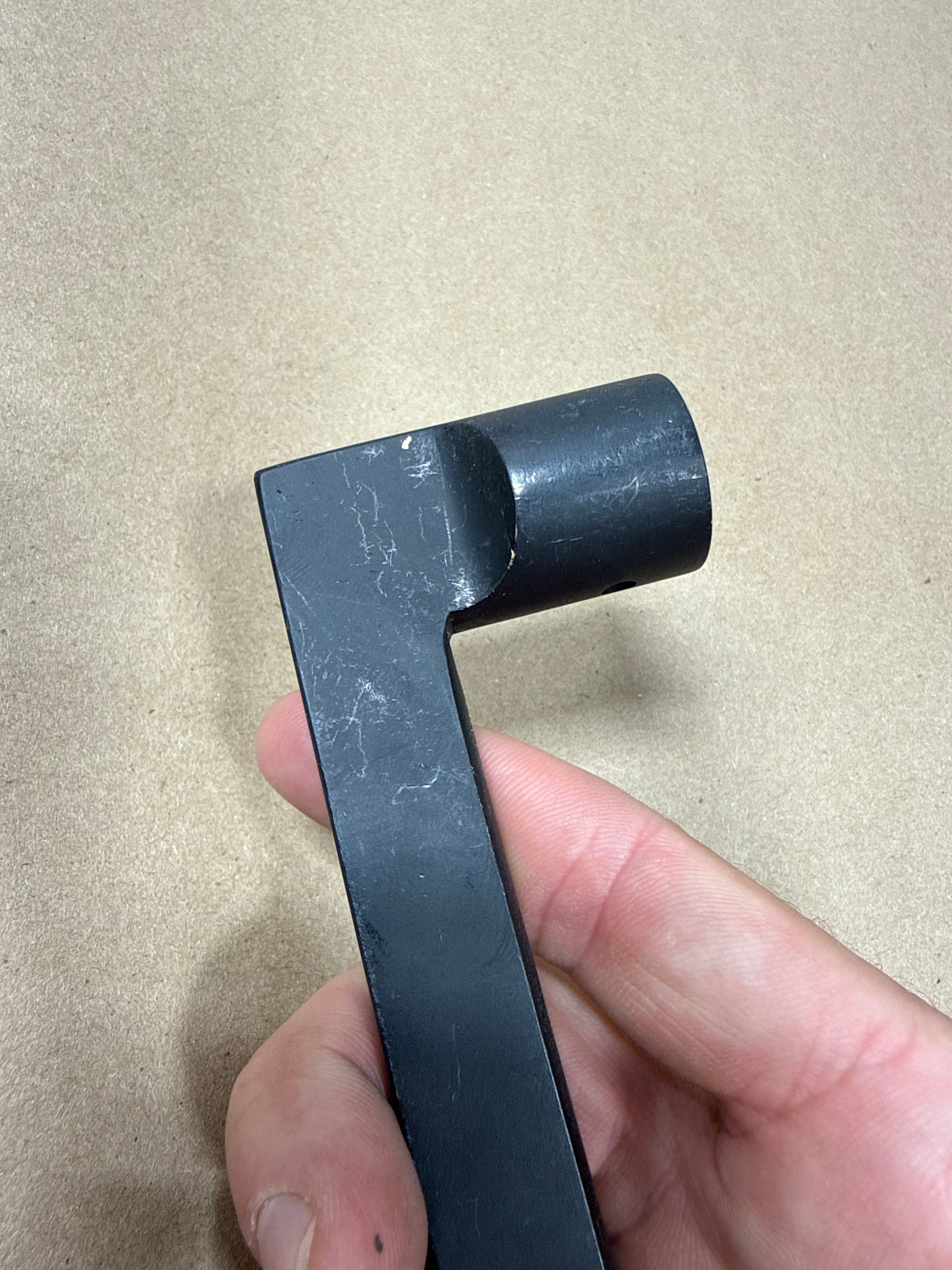Scratch Baldwin Ee.Seaxsqu.R.Cqe Seattle One Piece Single Cylinder Keyed Entry Handleset - Black